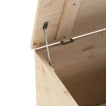 vidaXL Κουτί Αποθήκευσης με Καπάκι RANA 80x49x54cm Μασίφ Ξύλο Πεύκου 1 τεμ.