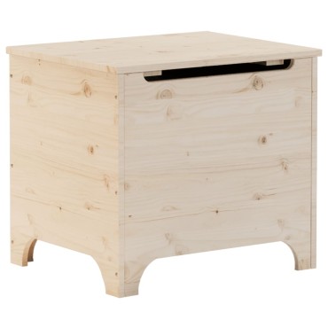 vidaXL Κουτί Αποθήκευσης με Καπάκι RANA 60x49x54cm Μασίφ Ξύλο Πεύκου 1 τεμ.