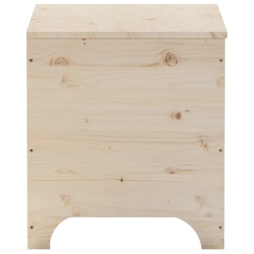 vidaXL Κουτί Αποθήκευσης με Καπάκι RANA 60x49x54cm Μασίφ Ξύλο Πεύκου 1 τεμ.