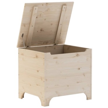 vidaXL Κουτί Αποθήκευσης με Καπάκι RANA 60x49x54cm Μασίφ Ξύλο Πεύκου 1 τεμ.