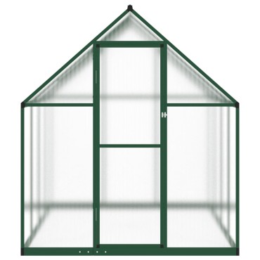 vidaXL Θερμοκήπιο με Πλαίσιο Βάσης Πράσινο 224x169x195 εκ. Αλουμινίου