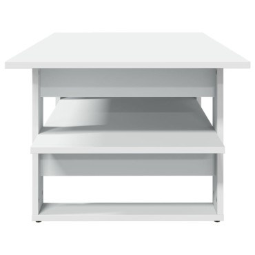 vidaXL Τραπεζάκι Σαλονιού Λευκό 102x55x42cm από Επεξεργ. Ξύλο 1 τεμ.