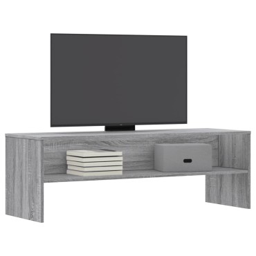 vidaXL Έπιπλο Τηλεόρασης Γκρι Sonoma 120x40x40cm Επεξεργασμένο Ξύλο