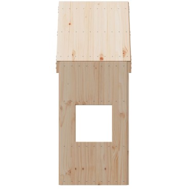 vidaXL Οροφή Κρεβατιού Παιδική 55x84x132 εκ. από Μασίφ Ξύλο Πεύκου