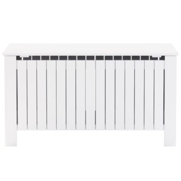 vidaXL Κουτί Αποθήκευσης με Καπάκι RANA Λευκό 100x49x54cm Μασίφ Πεύκο 1 τεμ.