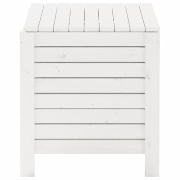 vidaXL Κουτί Αποθήκευσης με Καπάκι RANA Λευκό 100x49x54cm Μασίφ Πεύκο 1 τεμ.