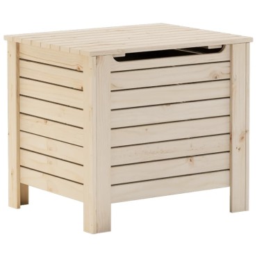 vidaXL Κουτί Αποθήκευσης με Καπάκι RANA 60x49x54cm Μασίφ Ξύλο Πεύκου 1 τεμ.