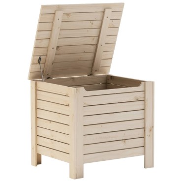 vidaXL Κουτί Αποθήκευσης με Καπάκι RANA 60x49x54cm Μασίφ Ξύλο Πεύκου 1 τεμ.