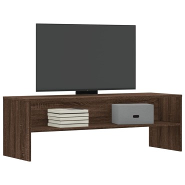 vidaXL Έπιπλο Τηλεόρασης Καφέ Δρυς 120x40x40cm Επεξεργασμένο Ξύλο