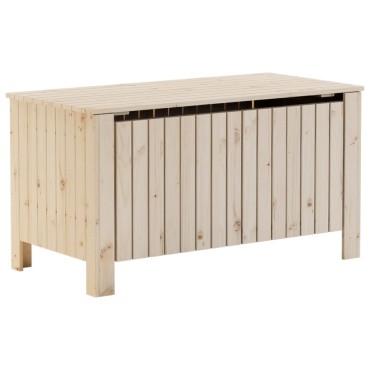 vidaXL Κουτί Αποθήκευσης με Καπάκι RANA 100x49x54cm Μασίφ Ξύλο Πεύκου 1 τεμ.