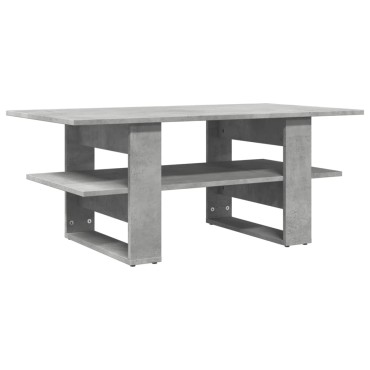 vidaXL Τραπεζάκι Σαλονιού Γκρι Σκυρ. 102x55x42cm Επεξεργασμένο Ξύλο 1 τεμ.