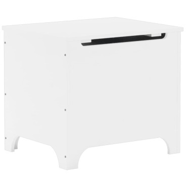 vidaXL Κουτί Αποθήκευσης με Καπάκι RANA Λευκό 60x49x54cm Μασίφ Πεύκο 1 τεμ.