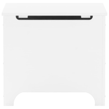 vidaXL Κουτί Αποθήκευσης με Καπάκι RANA Λευκό 60x49x54cm Μασίφ Πεύκο 1 τεμ.