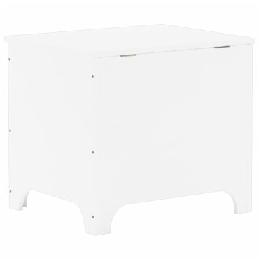 vidaXL Κουτί Αποθήκευσης με Καπάκι RANA Λευκό 60x49x54cm Μασίφ Πεύκο 1 τεμ.