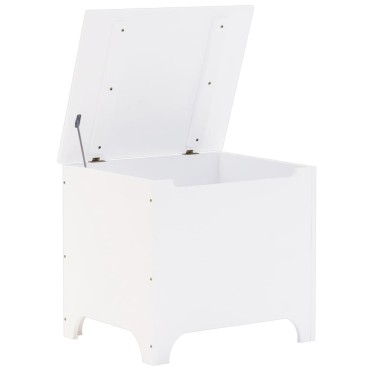 vidaXL Κουτί Αποθήκευσης με Καπάκι RANA Λευκό 60x49x54cm Μασίφ Πεύκο 1 τεμ.