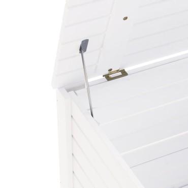 vidaXL Κουτί Αποθήκευσης με Καπάκι RANA Λευκό 80x49x54cm Μασίφ Πεύκο 1 τεμ.