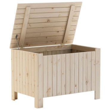 vidaXL Κουτί Αποθήκευσης με Καπάκι RANA 80x49x54cm Μασίφ Ξύλο Πεύκου 1 τεμ.