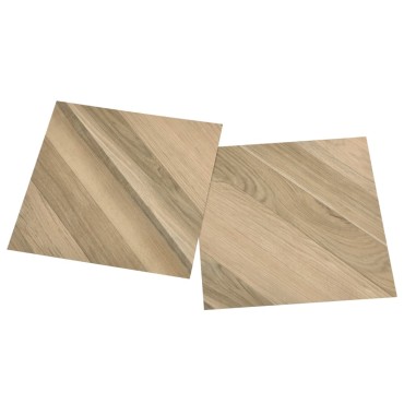 vidaXL Δάπεδο Αυτοκόλλητο Ριγέ Καφέ 55 τεμ. 5,11 μ² από PVC