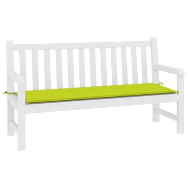 vidaXL Μαξιλάρι Πάγκου Κήπου Αν. Πράσινο 200x50x4cm Ύφασμα Oxford