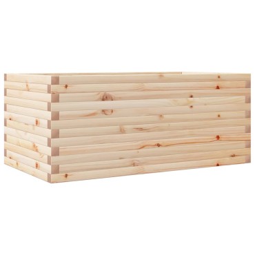 vidaXL Ζαρντινιέρα Κήπου 110 x 60 x 46 εκ. από Μασίφ Ξύλο Πεύκου