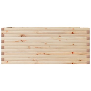 vidaXL Ζαρντινιέρα Κήπου 110 x 60 x 46 εκ. από Μασίφ Ξύλο Πεύκου