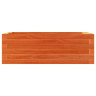 vidaXL Ζαρντινιέρα Καφέ Κεριού 70x40x23 εκ. από Μασίφ Ξύλο Πεύκου