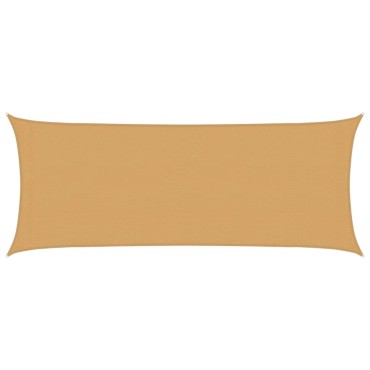 vidaXL Πανί Σκίασης Ορθογώνιο Άμμου 2x4,5 μ. HDPE 160 γρ./μ²