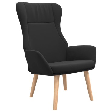 vidaXL Πολυθρόνα Relax Μαύρη Υφασμάτινη 70x77x94cm 1 τεμ.