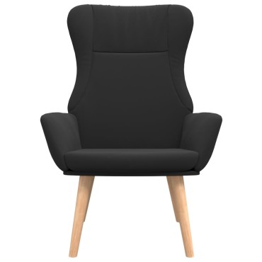 vidaXL Πολυθρόνα Relax Μαύρη Υφασμάτινη 70x77x94cm 1 τεμ.