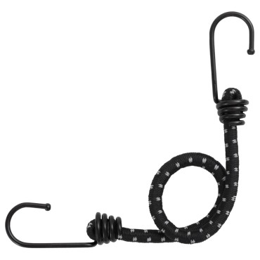 vidaXL Κορδόνια Ελαστικά Bungee με Γάντζο/Ανακλ. Ταινίες 25 τεμ 38 εκ.