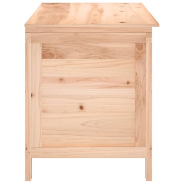 vidaXL Κουτί Μαξιλαριών Εξ. Χώρου 99x50x56,5cm από Μασίφ Ξύλο Ελάτης