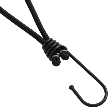vidaXL Κορδόνια Ελαστικά Bungee με Γάντζο 50 τεμ. 17 εκ.