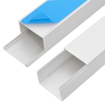 vidaXL Κανάλι Καλωδίων Αυτοκόλλητο 150 x 50 χιλ. 10 μ. από PVC