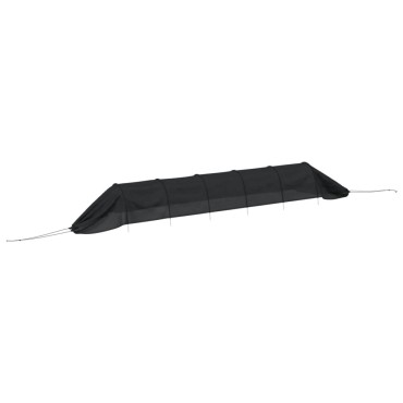 vidaXL Τούνελ Καλλιέρ. με Δίχτυ 2 τεμ. Μαύρα 300x50x48,5 εκ Χάλυβας/PE