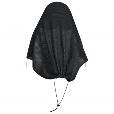 vidaXL Τούνελ Καλλιέρ. με Δίχτυ 2 τεμ. Μαύρα 300x50x48,5 εκ Χάλυβας/PE