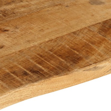vidaXL Επιφάνεια Τραπεζιού 100x60x2,5cm Live Edge Μασίφ Ξύλο Μάνγκο 1 τεμ.