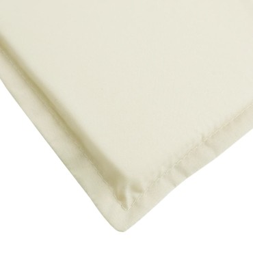 vidaXL Μαξιλάρι Ξαπλώστρας Κρεμ 180x60x4cm από Ύφασμα Oxford