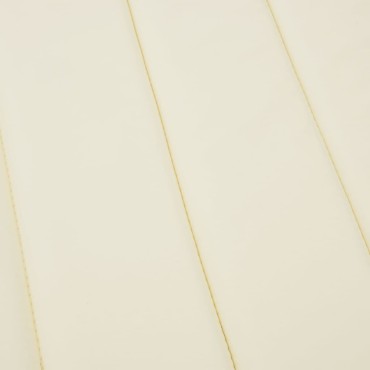 vidaXL Μαξιλάρι Ξαπλώστρας Κρεμ 180x60x4cm από Ύφασμα Oxford
