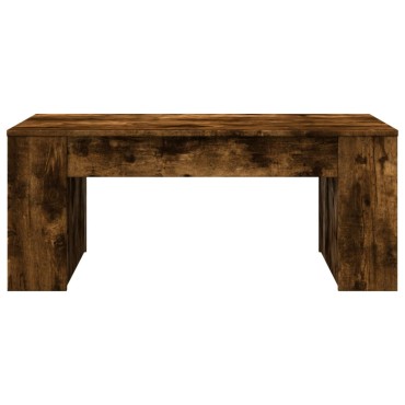 vidaXL Τραπεζάκι Σαλονιού Καπνιστή Δρυς 102x55x42cm Επεξεργασμένο Ξύλο 1 τεμ.