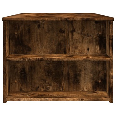 vidaXL Τραπεζάκι Σαλονιού Καπνιστή Δρυς 102x55x42cm Επεξεργασμένο Ξύλο 1 τεμ.