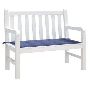 vidaXL αξιλάρι Πάγκου Κήπου Ναυτικό Μπλε 120x50x4cm Ύφασμα Oxford