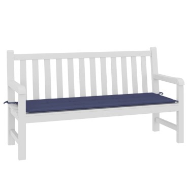 vidaXL Μαξιλάρι Πάγκου Κήπου Ναυτικό Μπλε 150x50x4cm Ύφασμα Oxford