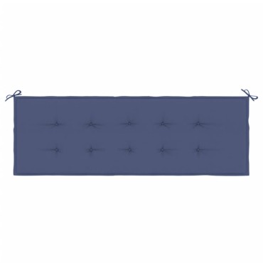 vidaXL Μαξιλάρι Πάγκου Κήπου Ναυτικό Μπλε 150x50x4cm Ύφασμα Oxford