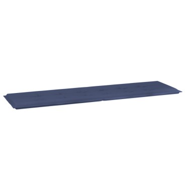 vidaXL αξιλάρι Πάγκου Κήπου Ναυτικό Μπλε 180x50x4cm Ύφασμα Oxford