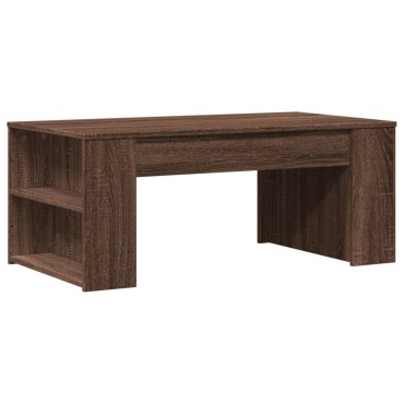 vidaXL Τραπεζάκι Σαλονιού Καφέ Δρυς 102x55x42cm Επεξεργασμένο Ξύλο 1 τεμ.