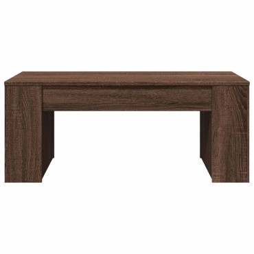 vidaXL Τραπεζάκι Σαλονιού Καφέ Δρυς 102x55x42cm Επεξεργασμένο Ξύλο 1 τεμ.