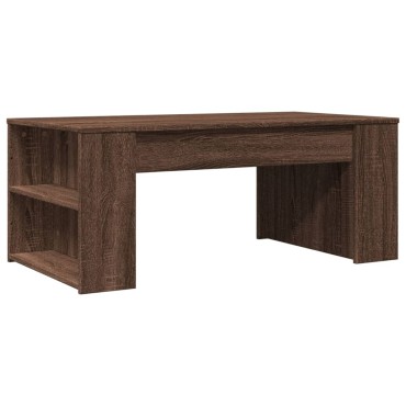 vidaXL Τραπεζάκι Σαλονιού Καφέ Δρυς 102x55x42cm Επεξεργασμένο Ξύλο 1 τεμ.