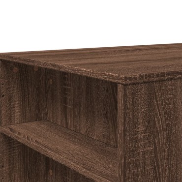 vidaXL Τραπεζάκι Σαλονιού Καφέ Δρυς 102x55x42cm Επεξεργασμένο Ξύλο 1 τεμ.