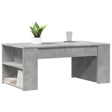 vidaXL Τραπεζάκι Σαλονιού Γκρι Σκυρ. 102x55x42cm Επεξεργασμένο Ξύλο 1 τεμ.