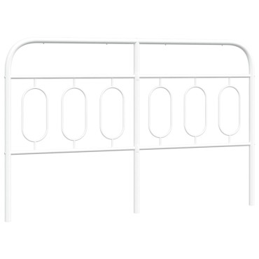 vidaXL Κεφαλάρι Λευκό Μεταλλικό 156x3x100cm 1 τεμ.